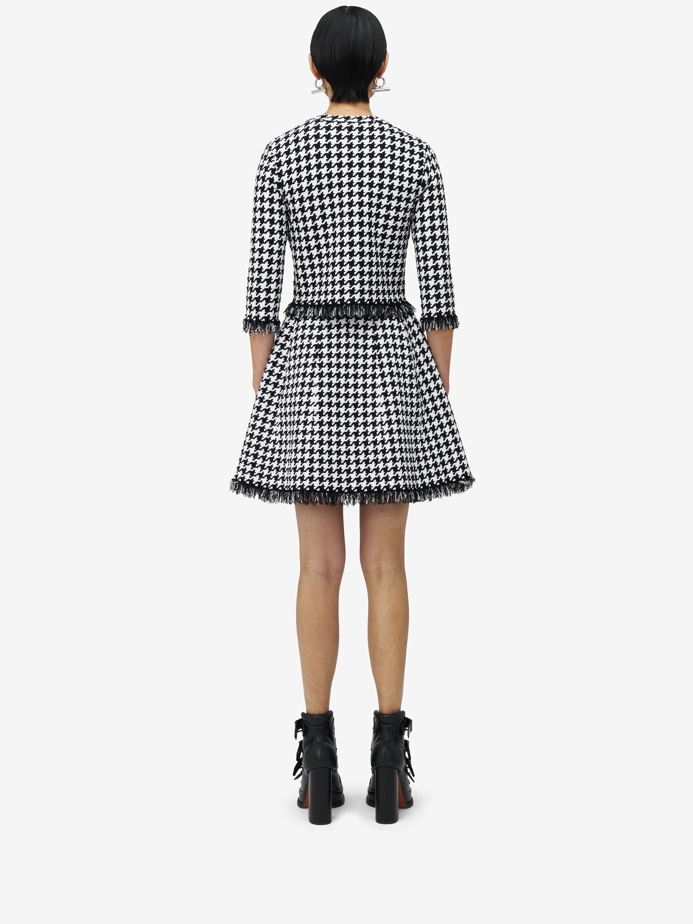 Houndstooth Cardigan - 5