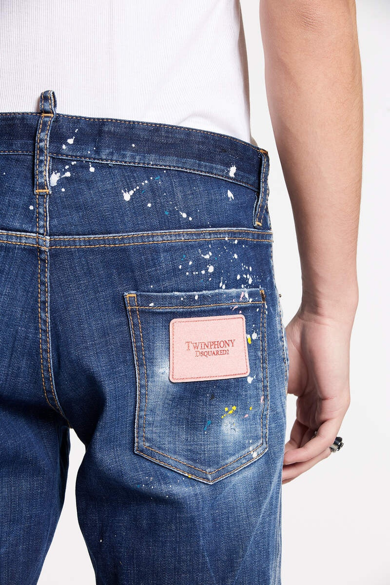 DARK SPOTTED WASH COOL GUY JEANS 4