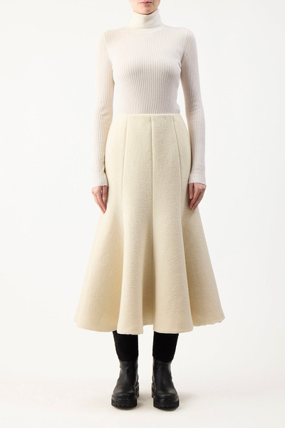 GABRIELA HEARST Amy Skirt in Recycled Cashmere Felt outlook