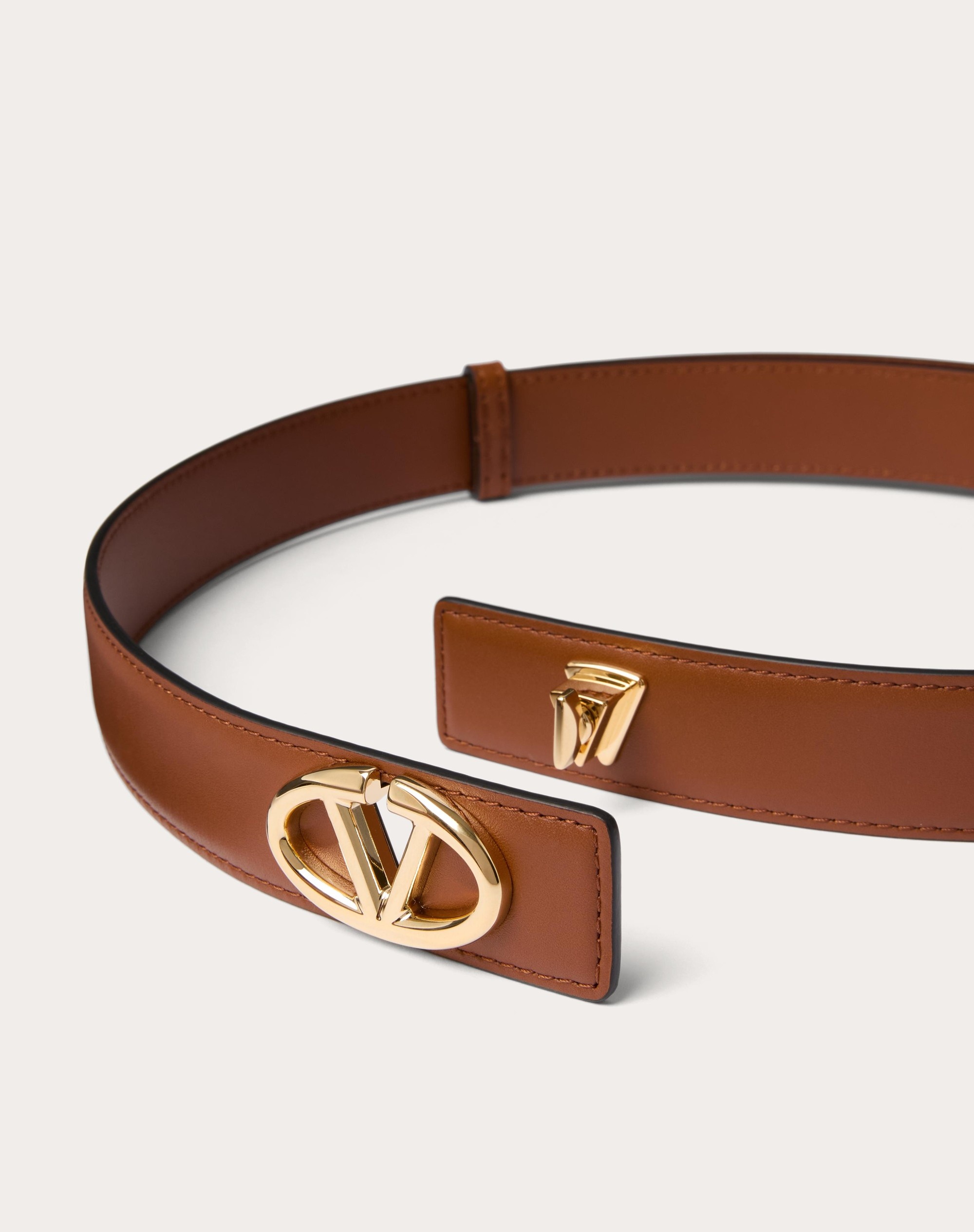 THE BOLD EDITION VLOGO CALFSKIN BELT 30 MM - 2