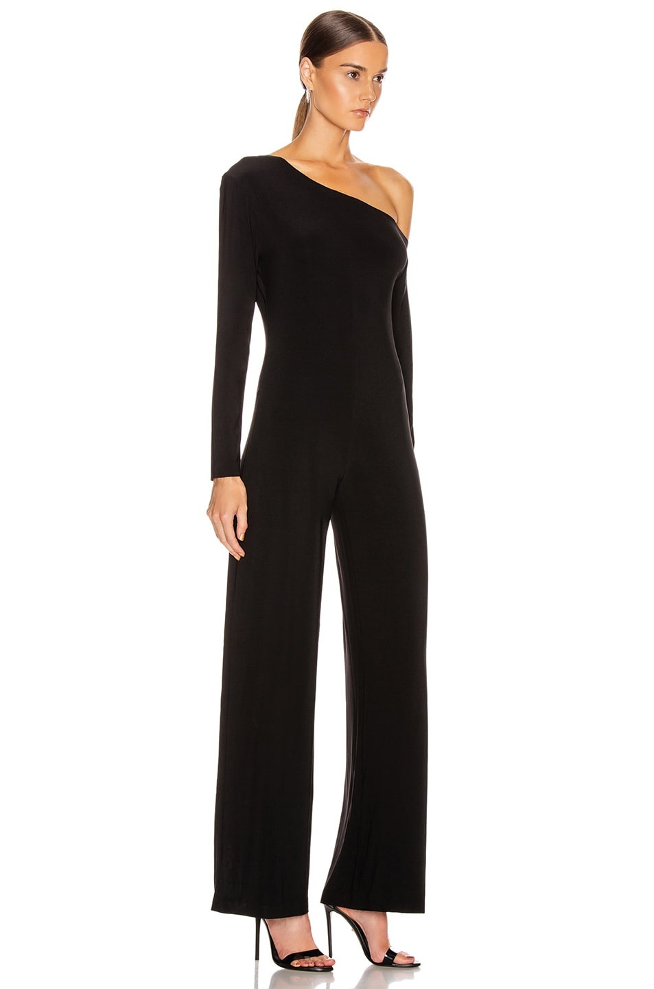 Long Sleeve Drop Shoulder Jumpsuit - 2