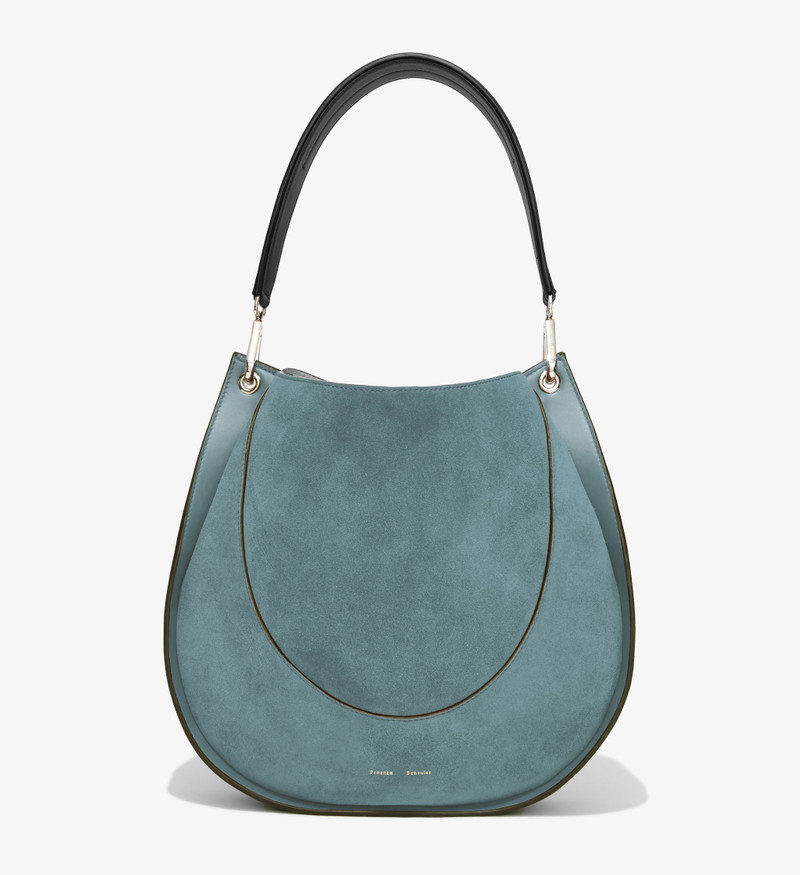 Large Arch Suede Shoulder Bag 1