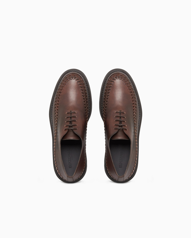 LACE-UPS IN BUFFED LEATHER 3