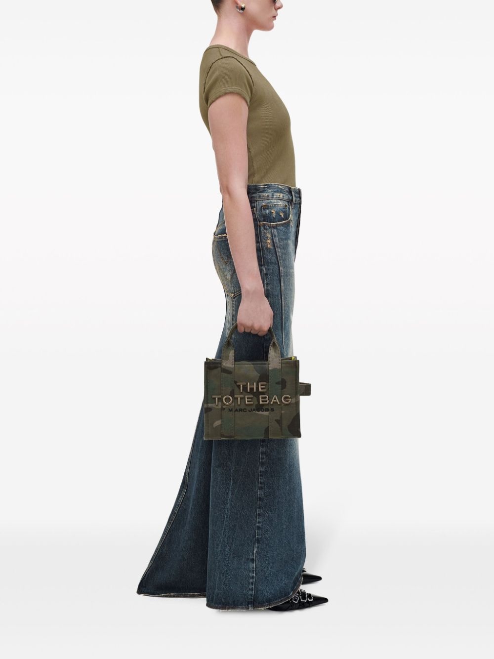 The Small Camo Jacquard Tote bag - 3