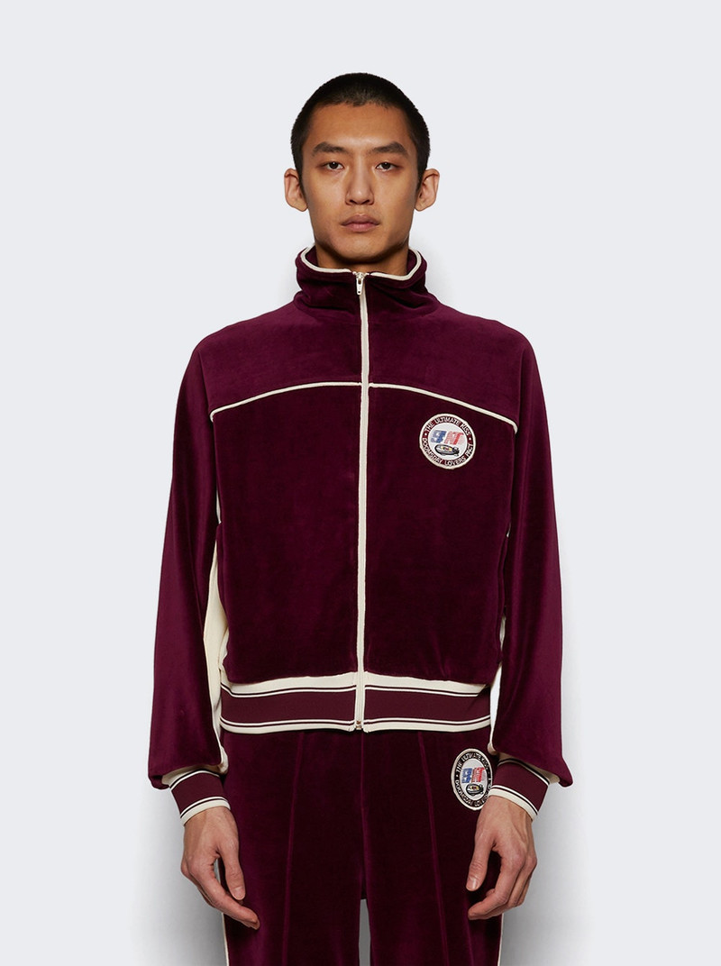SAINT M×××××× Lm Track Jacket Burgundy outlook