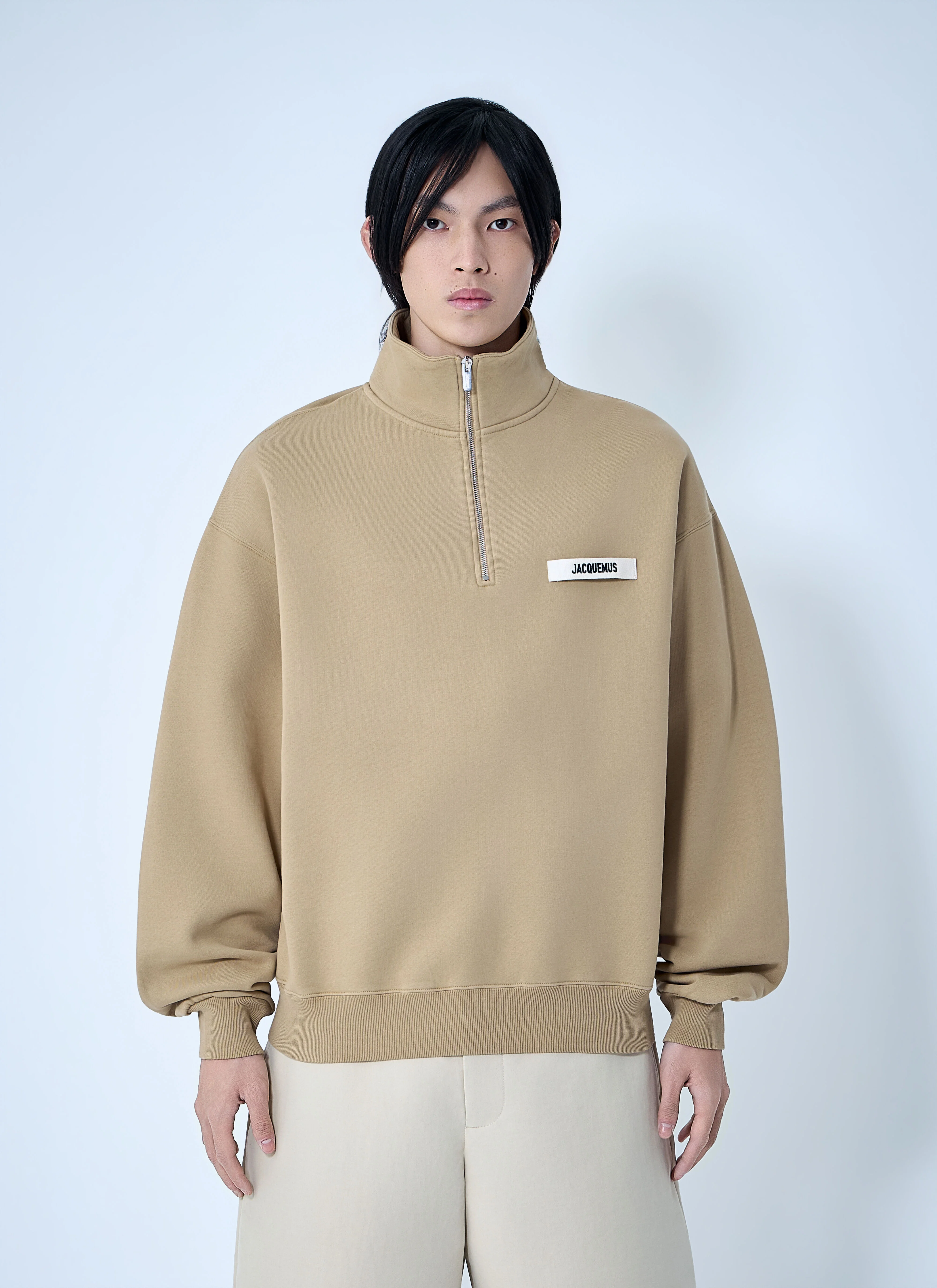 Le Camionneur Gros Grain Zip Sweatshirt - 1