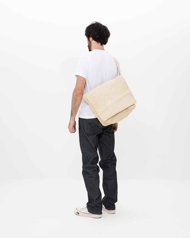 visvim UT.SATCHEL 24L (FR VEG.LB) IVORY | REVERSIBLE