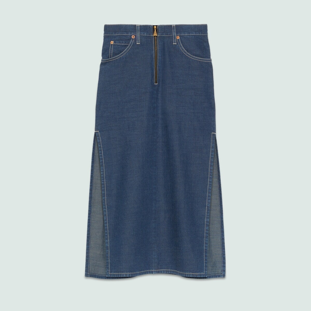 Denim skirt - 1
