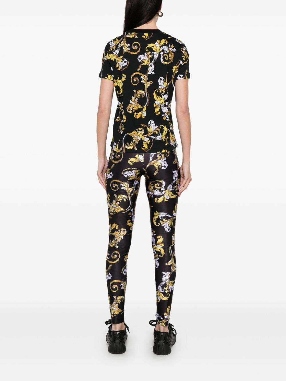 Barocco-print T-shirt - 4