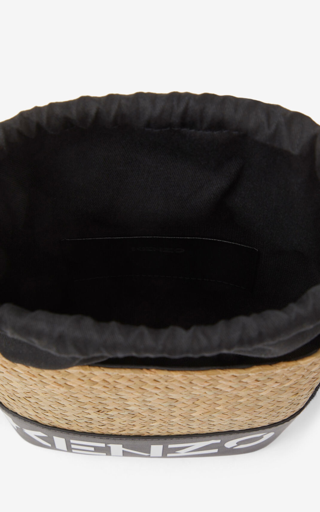Raffia KENZO logo tote bag - 4