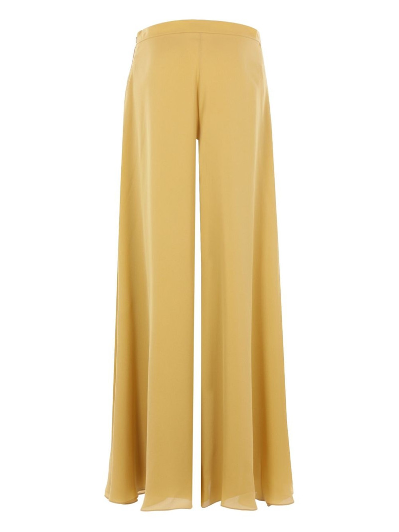 ELIE SAAB wide-leg silk trousers outlook