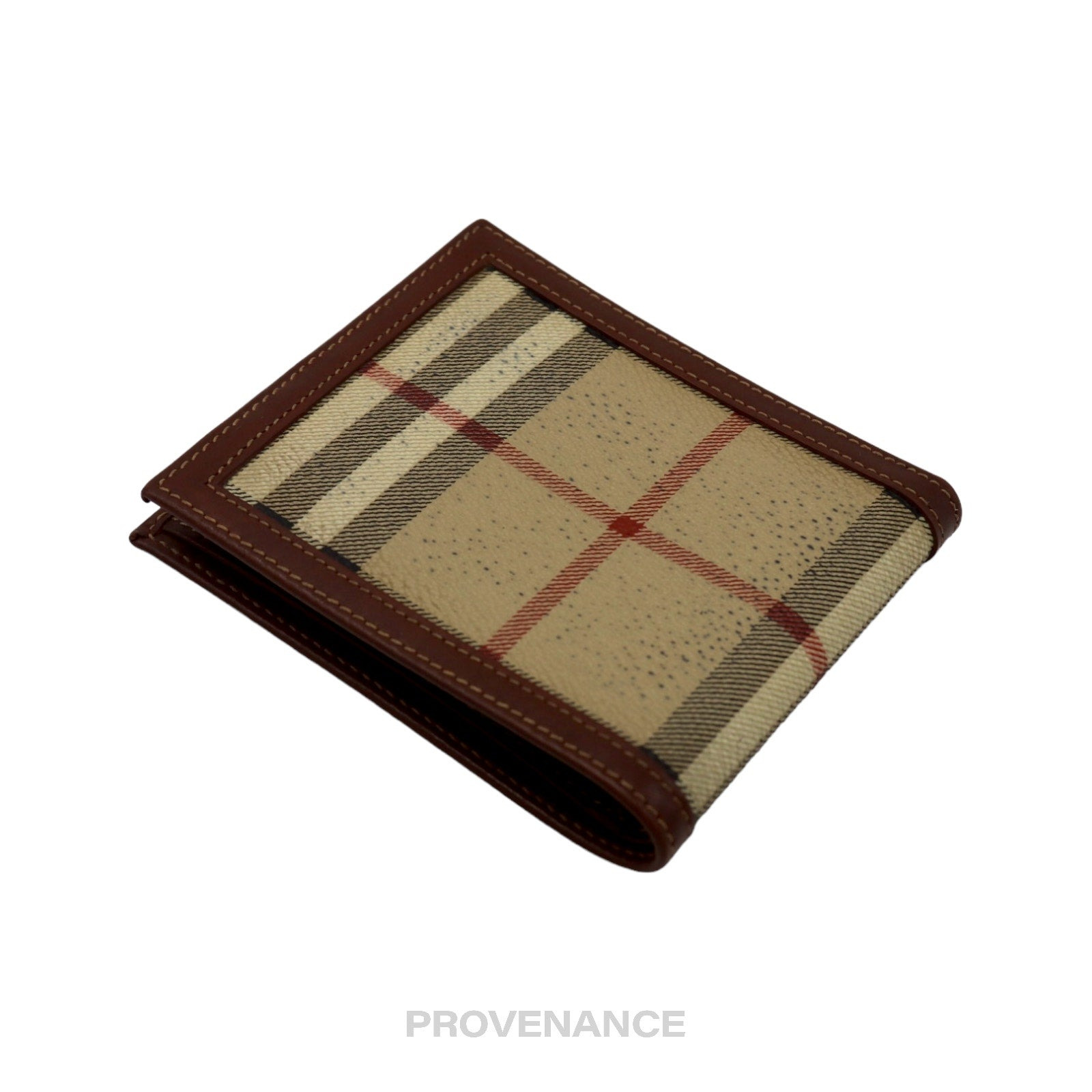 Burberry Bifold Wallet - Nova Check Brown - 4