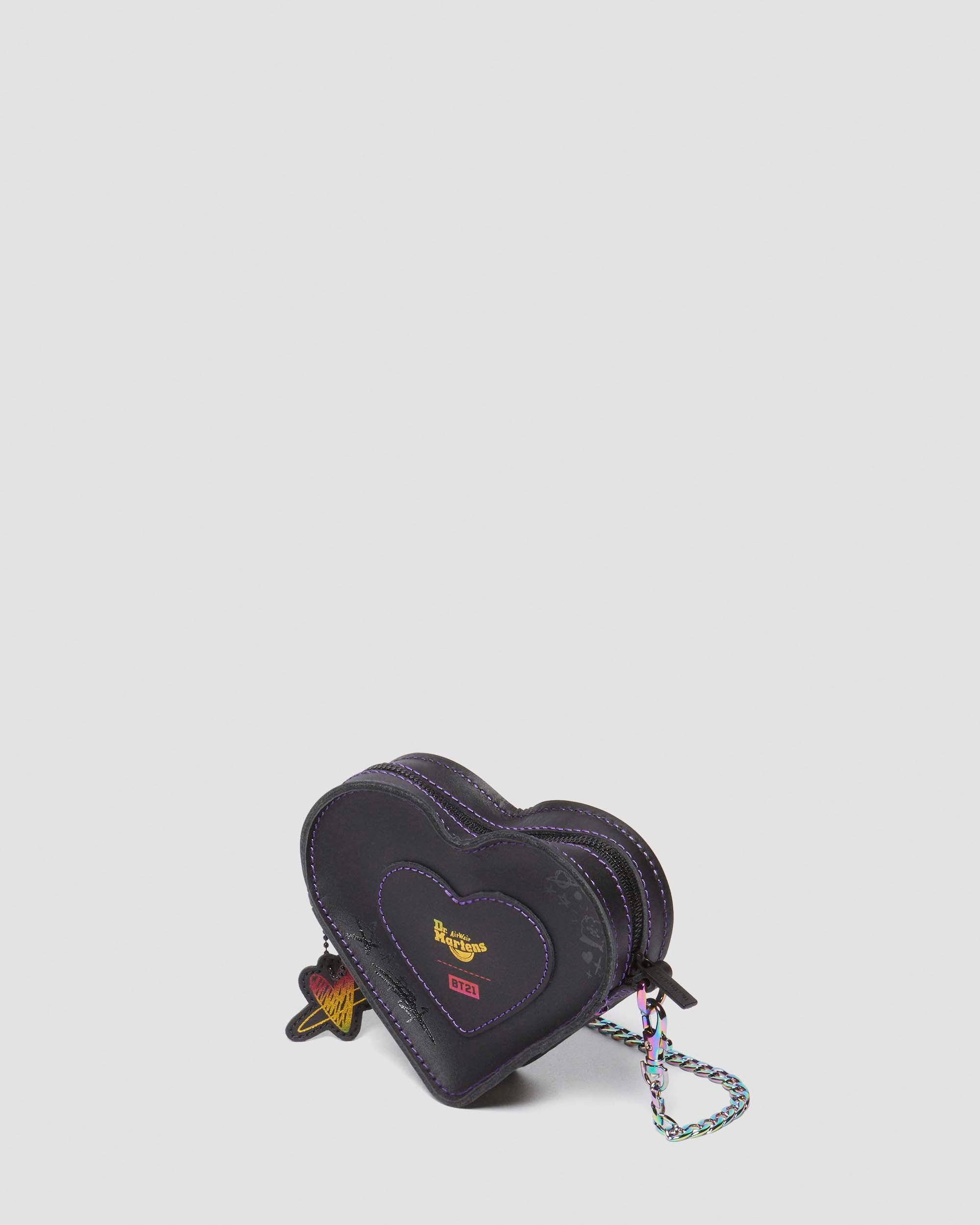 BT21 Mini Heart Shaped Leather Bag - 8