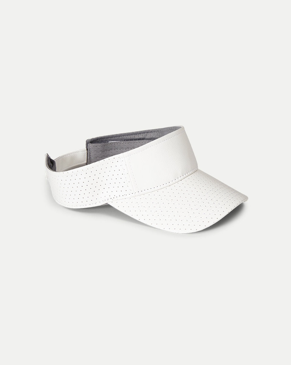 VEGAN LEATHER VISOR - 4