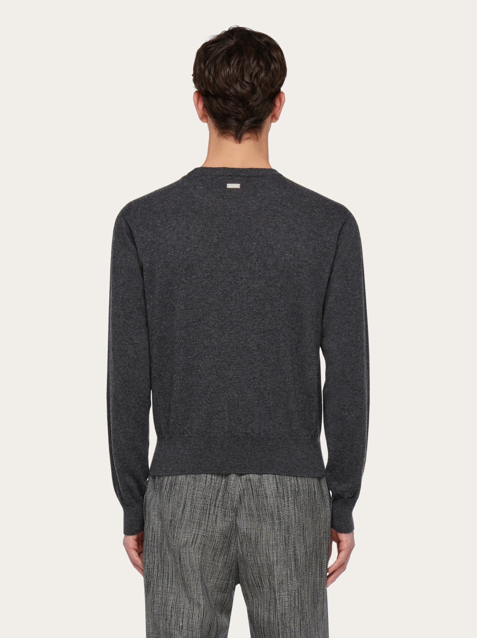 Cashmere crew neck sweater - 3