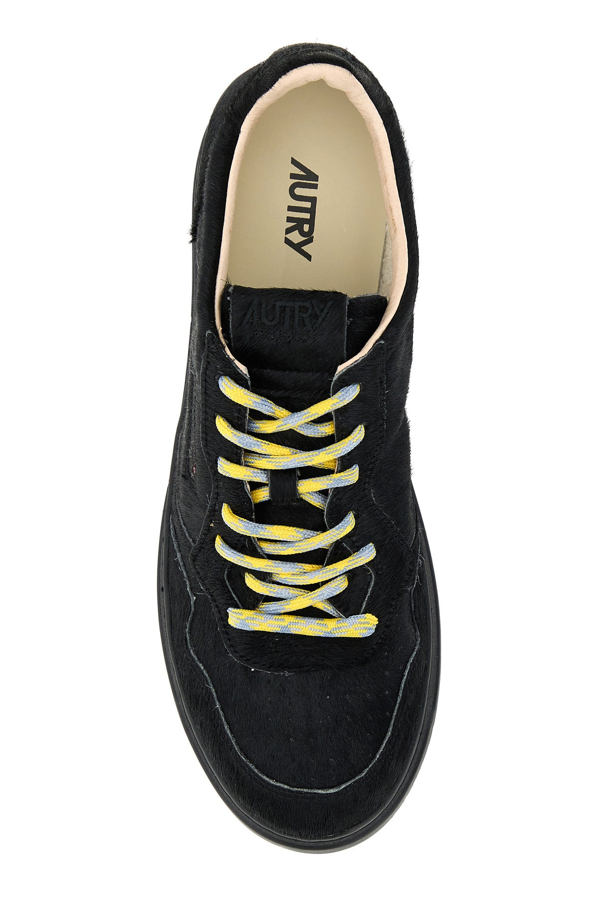 Black calf hair Medalist sneakers - 4