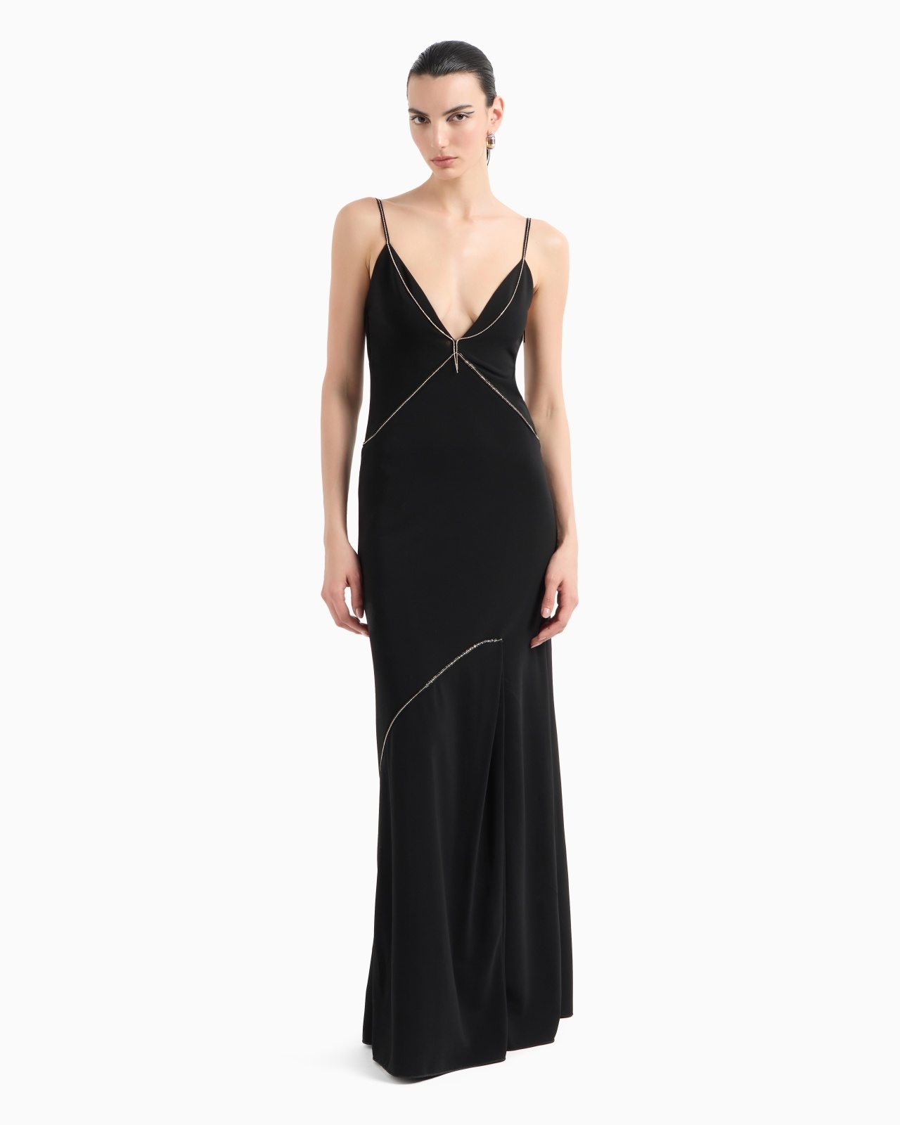 LONG VISCOSE-JERSEY DRESS - 4