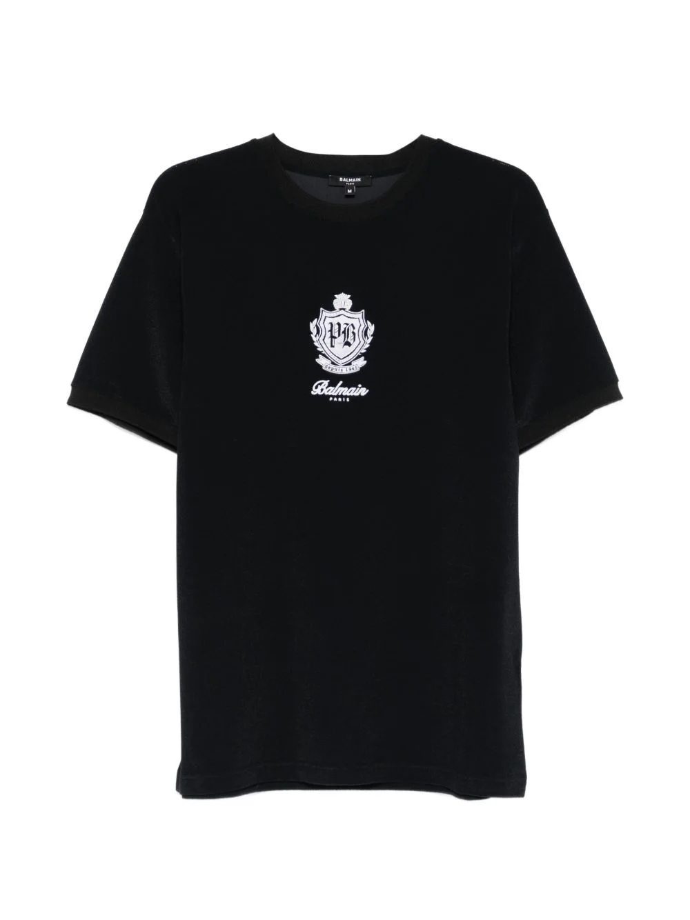 logo-embroidered T-shirt - 1
