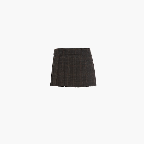 Plaid miniskirt - 3