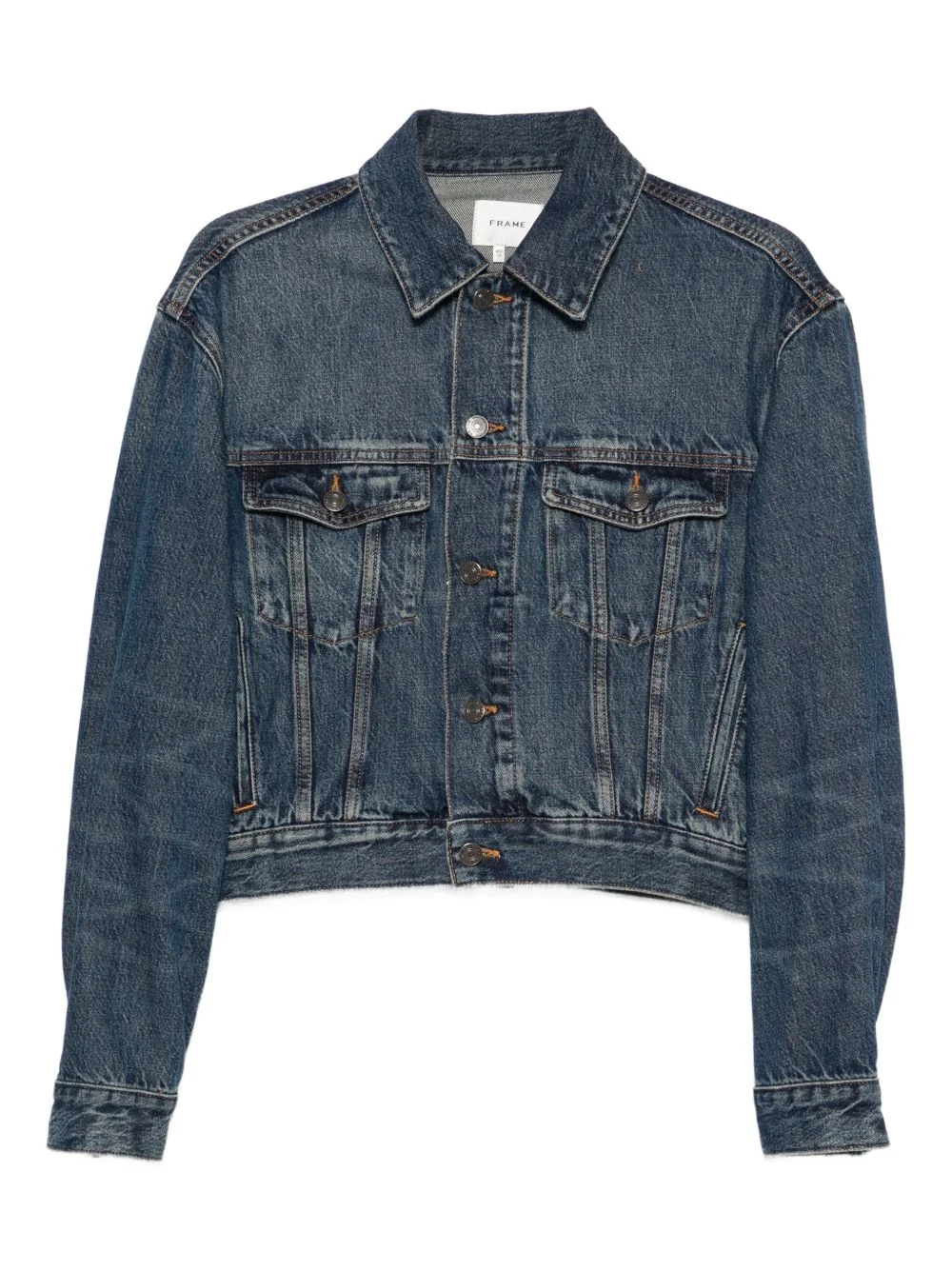 pocket denim jacket - 1