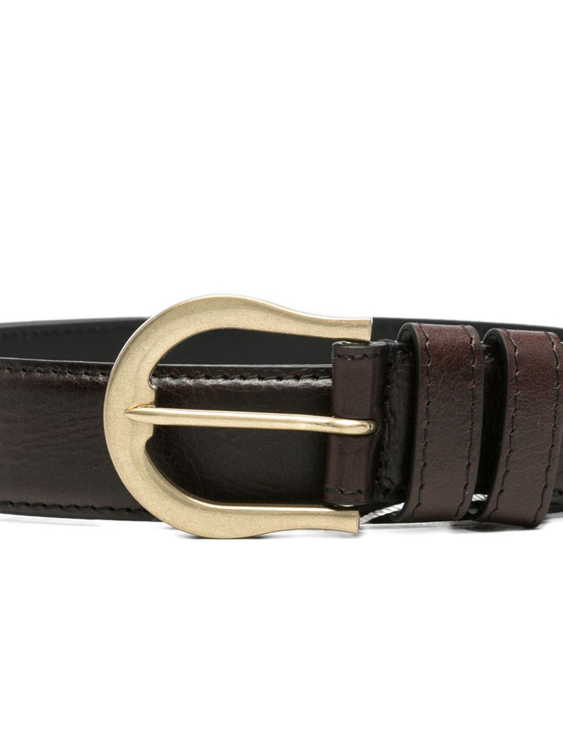 Tonywack buckle leather belt outlook