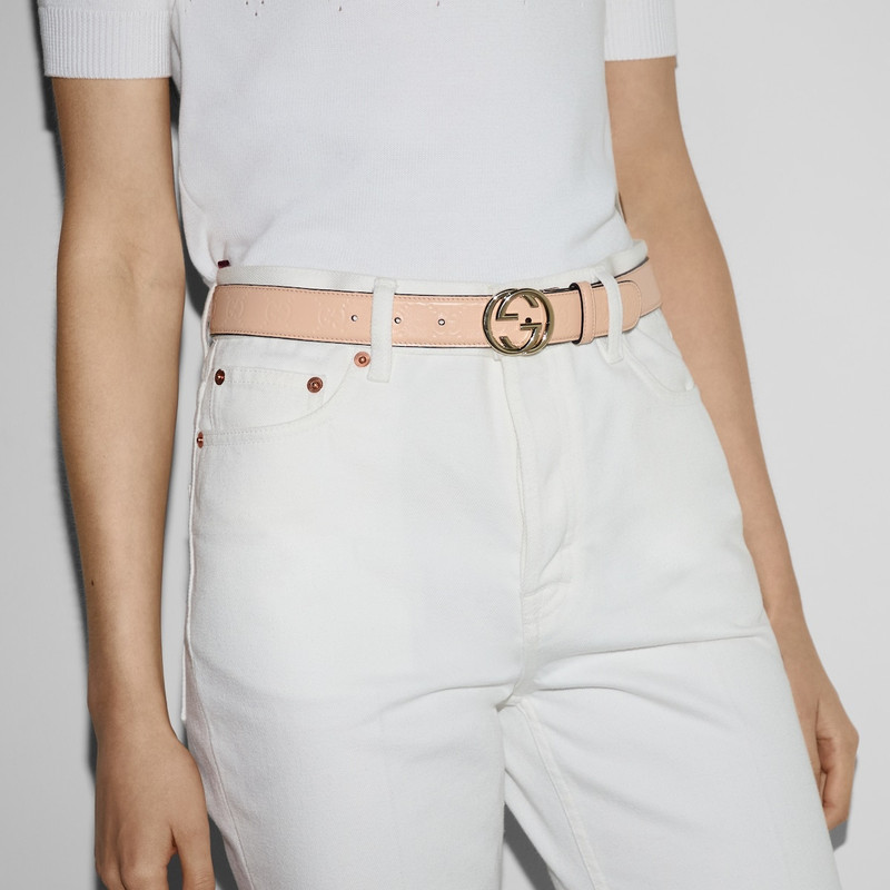 GG belt with Interlocking G buckle 3