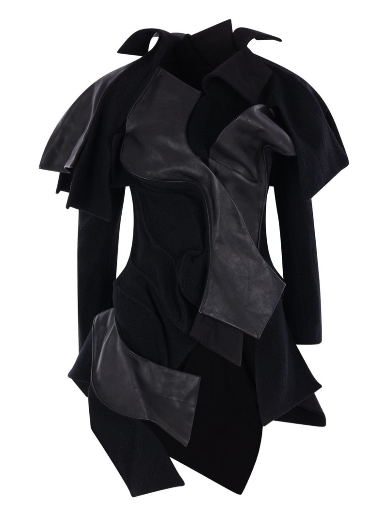 Yohji Yamamoto layered jacket outlook