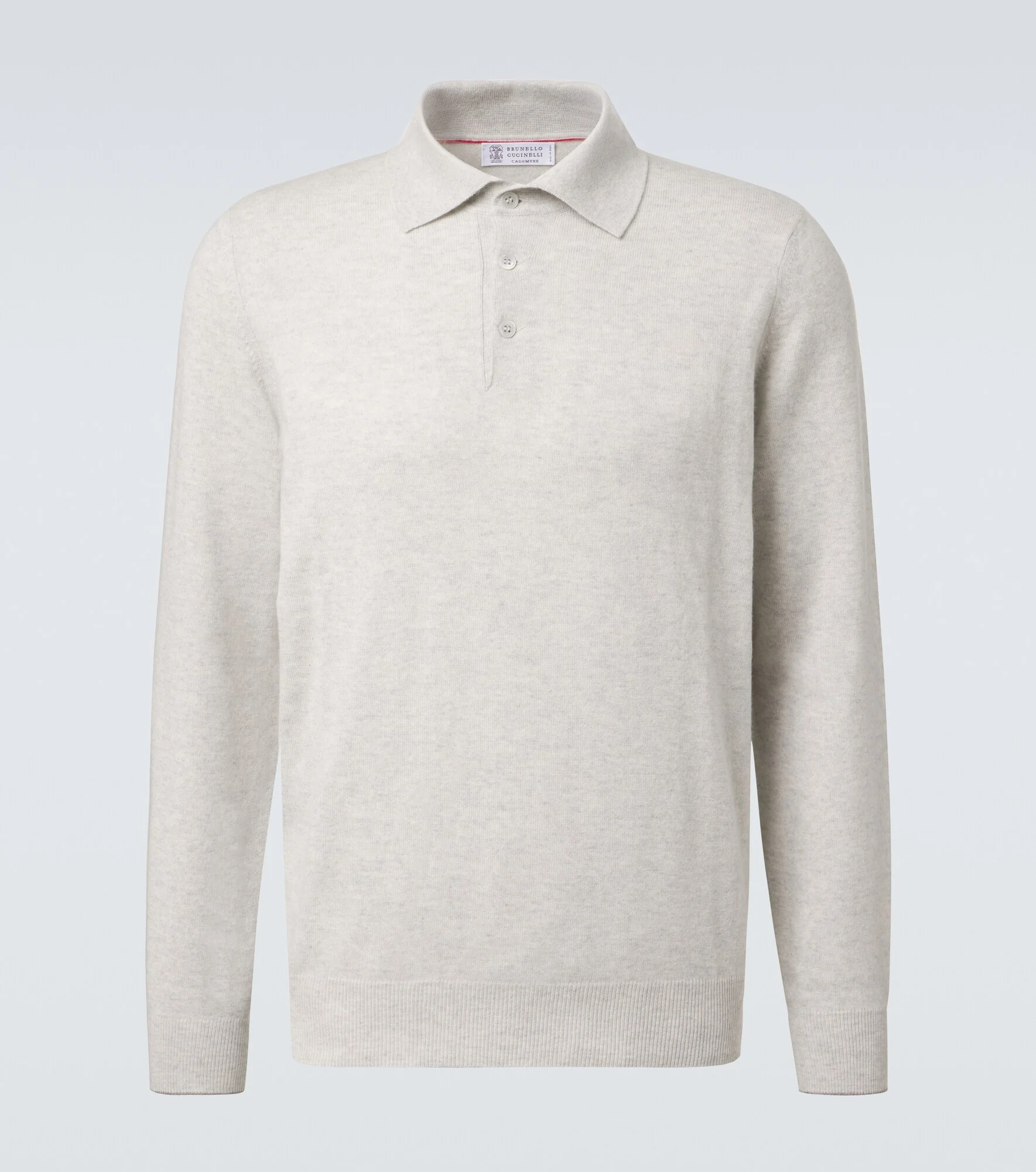 Cashmere polo sweater - 1