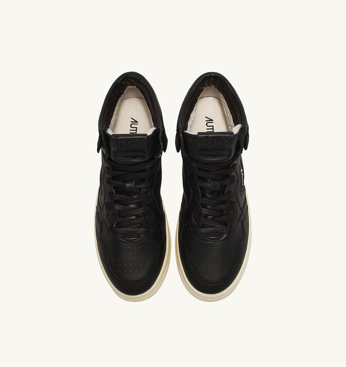 MEDALIST MID SNEAKERS IN SUPER-SOFT BLACK NAPPA - 5