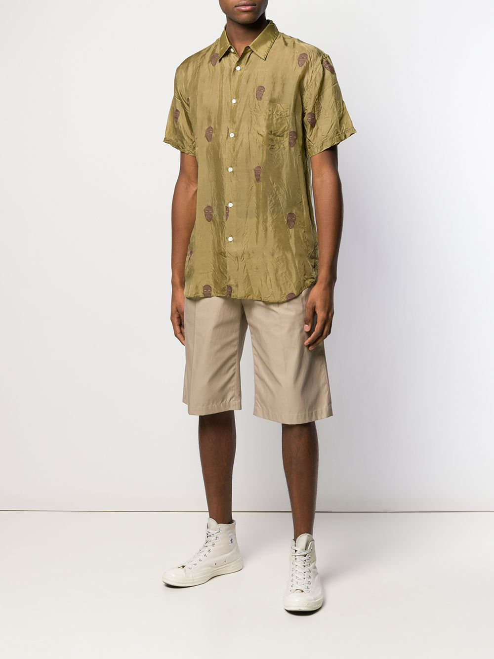 Mask print shirt - 2