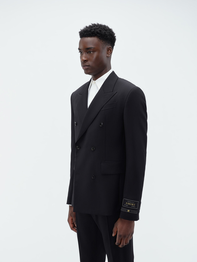 DOUBLE BREAST BLAZER-BLACK 8