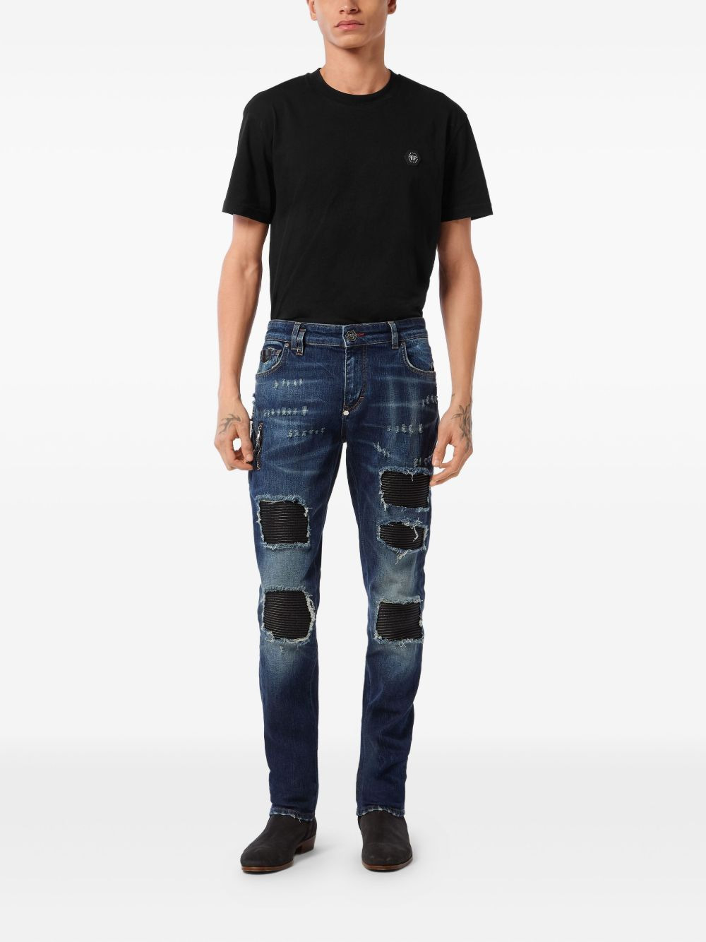 distressed jeans - 2