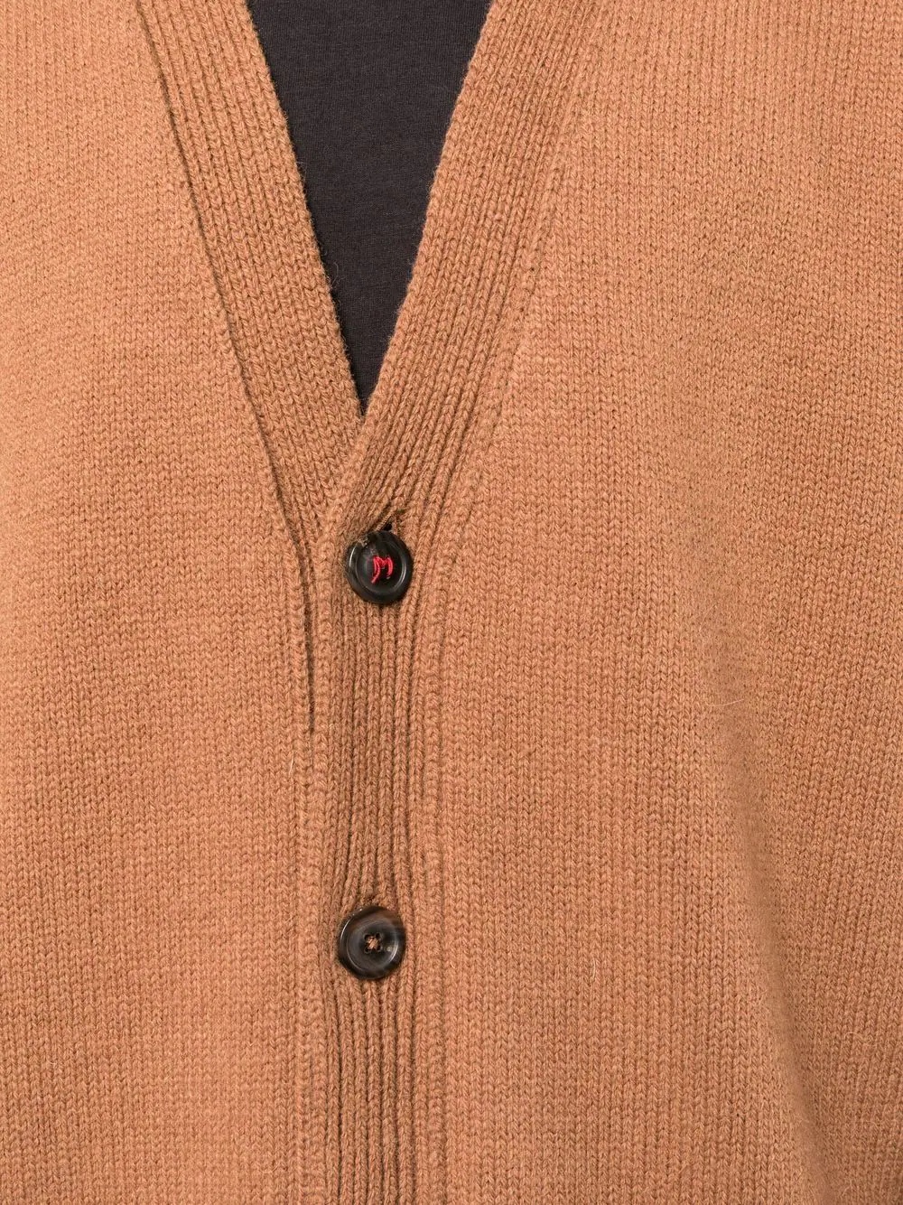 V-neck knit cardigan - 6