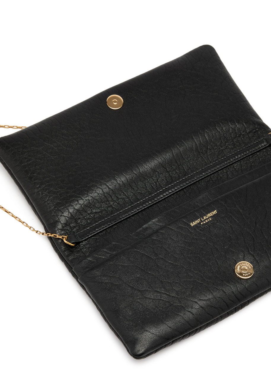 Saint Laurent Calypso Grained Leather Shoulder bag - 4