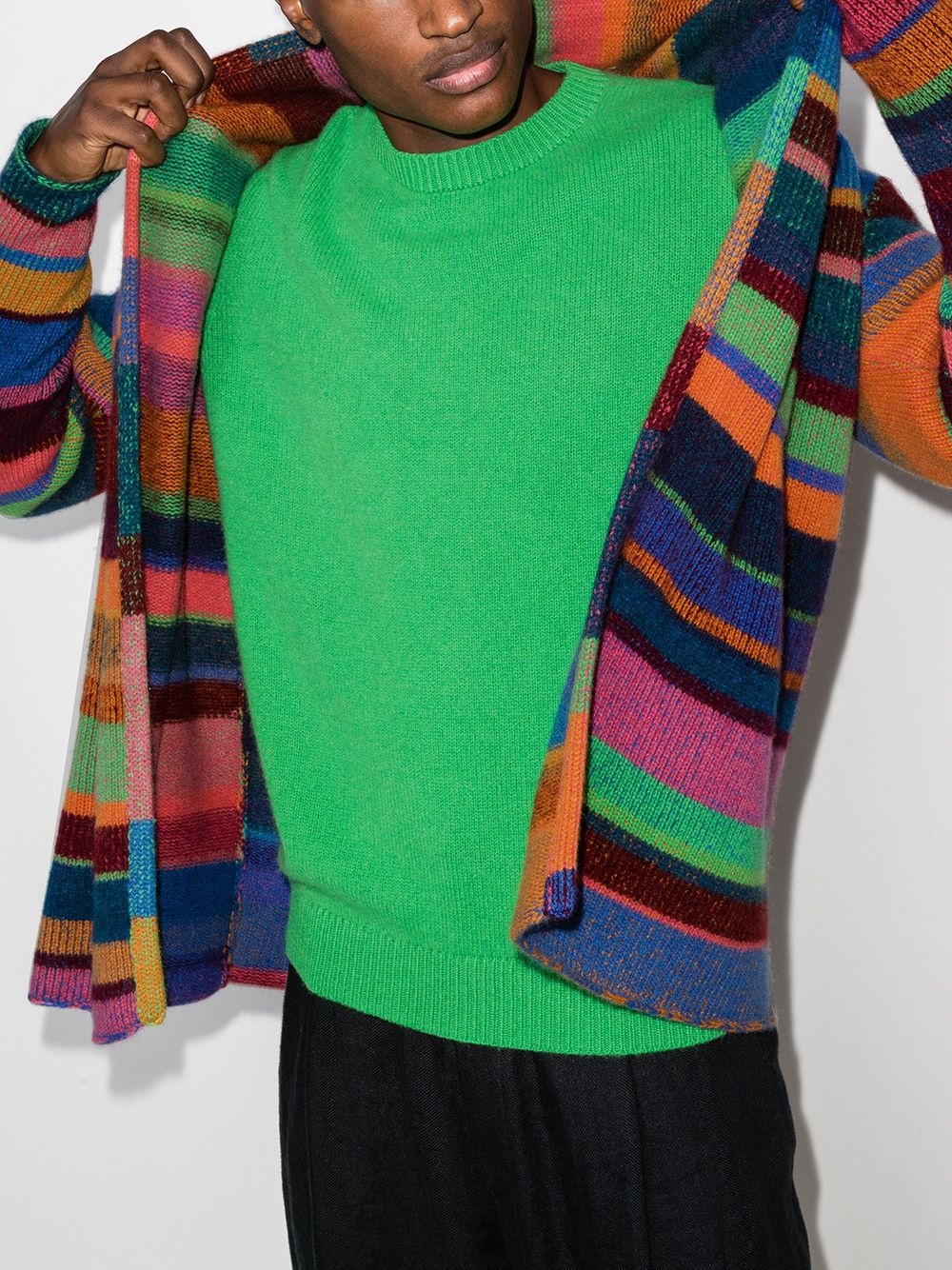 Italy striped cardigan - 2