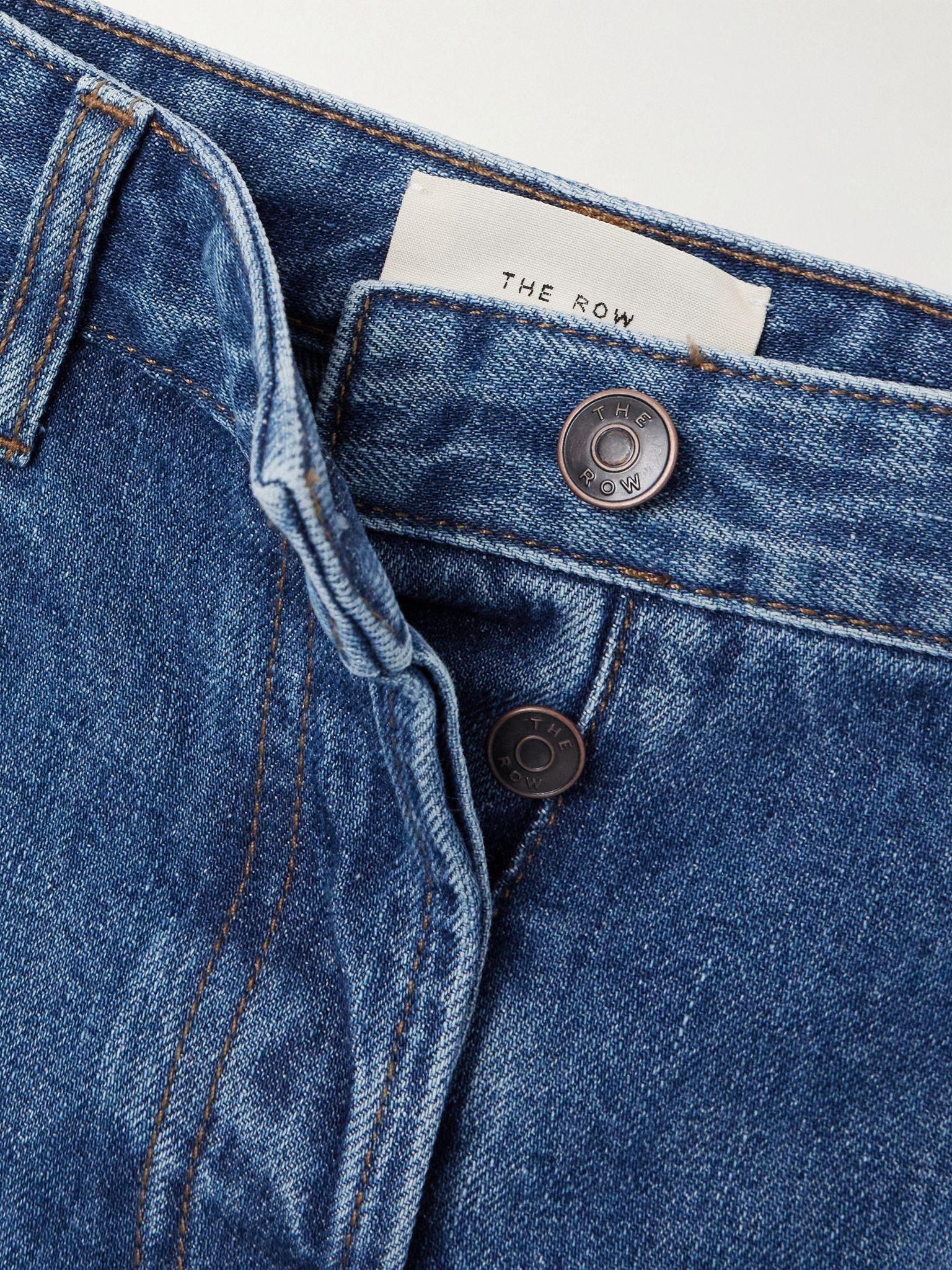 Riaco mid-rise straight-leg jeans Blue - 5