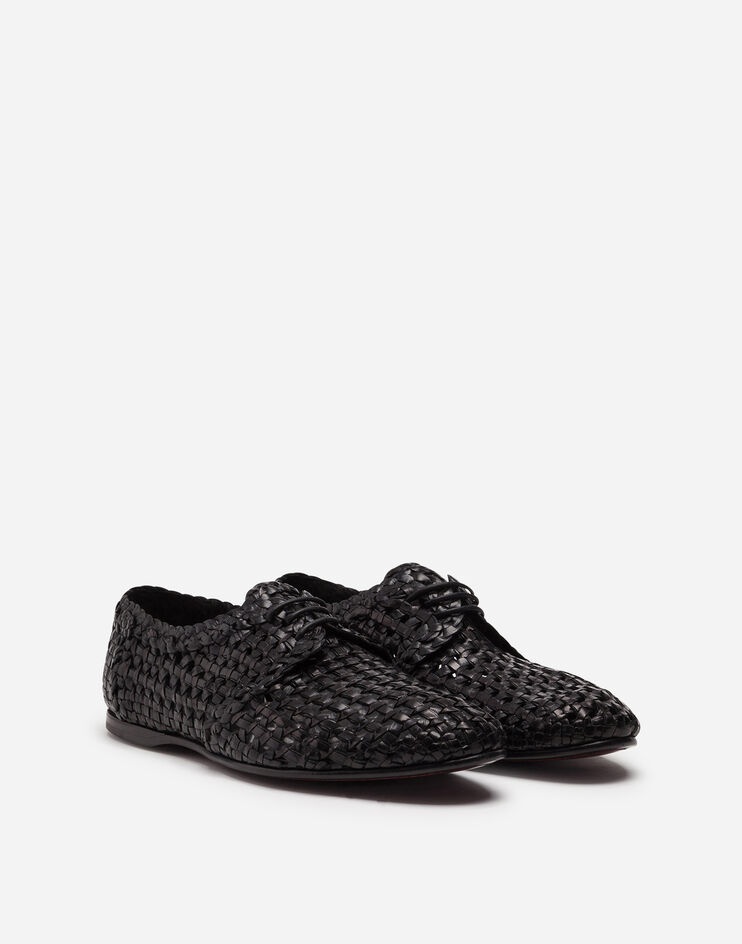 Persia woven leather derby shoes - 2