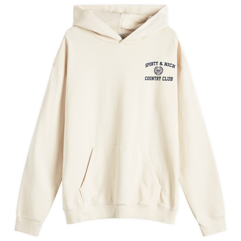 Sporty & Rich Varsity Crest Hoodie 1