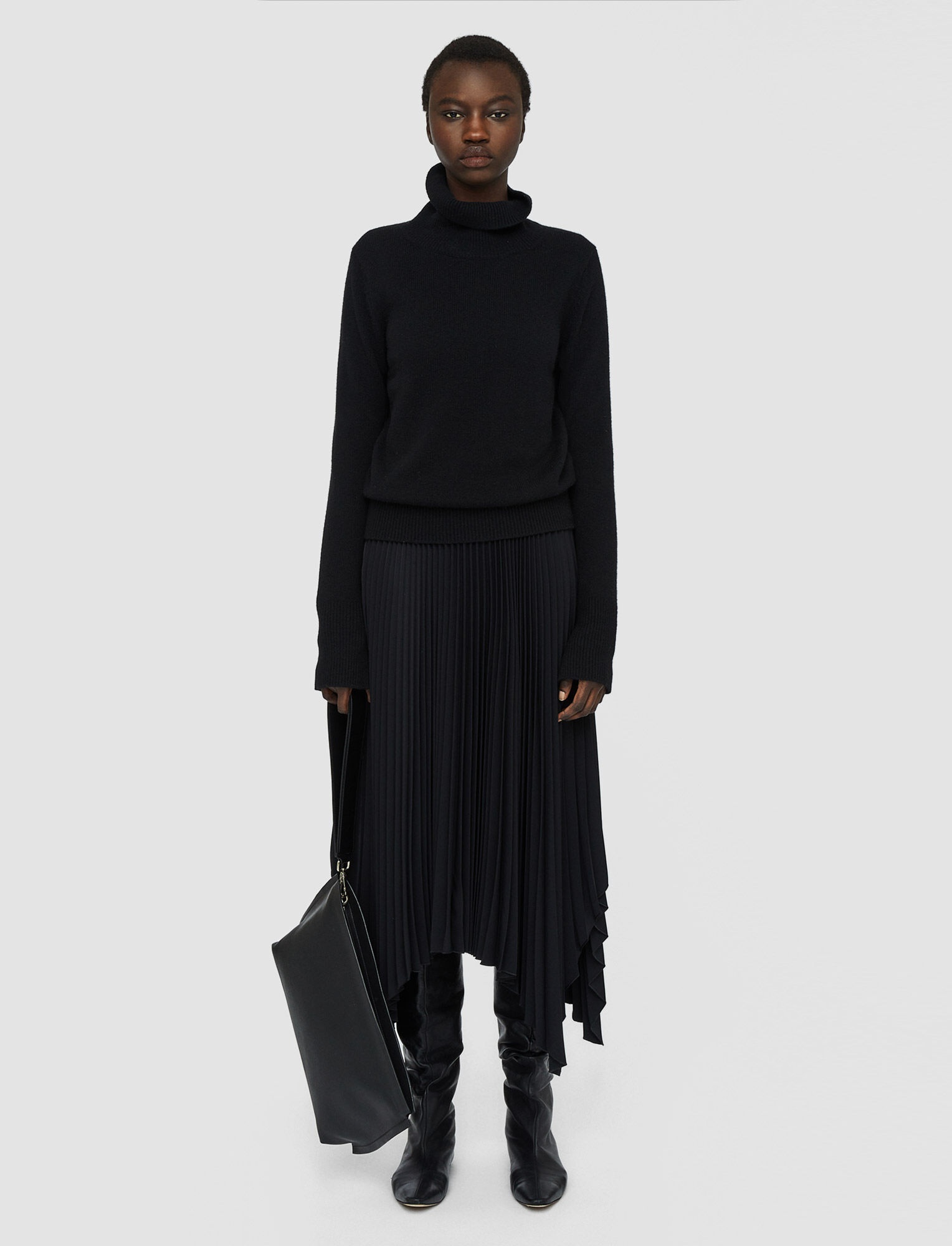 Pure Cashmere High Neck Jumper - 7