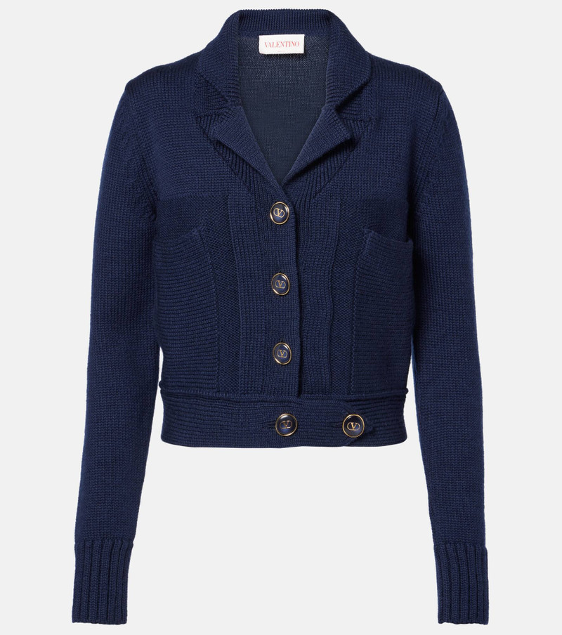 Wool and cotton cardigan 1