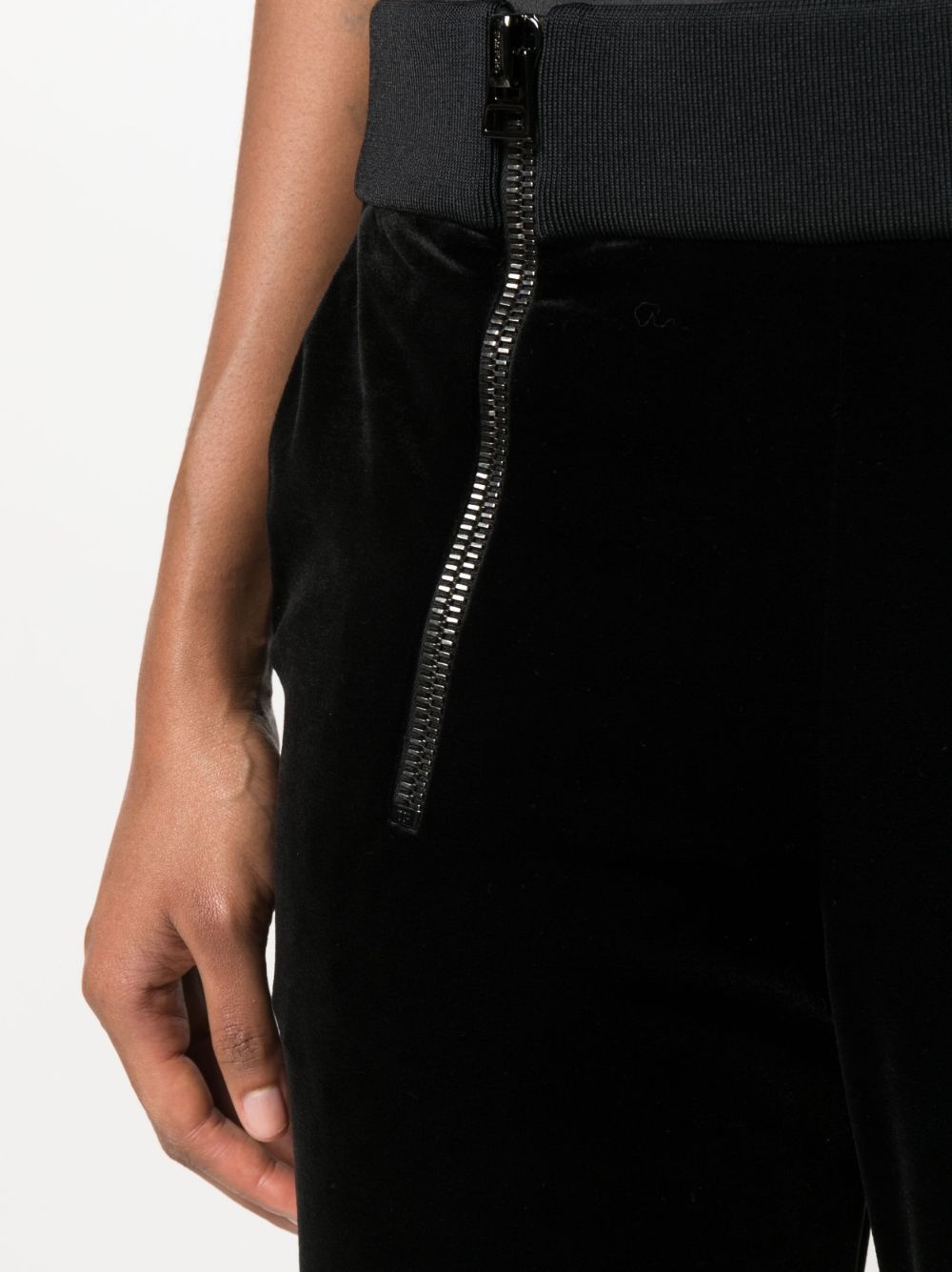 high-waisted wide-leg trousers - 5