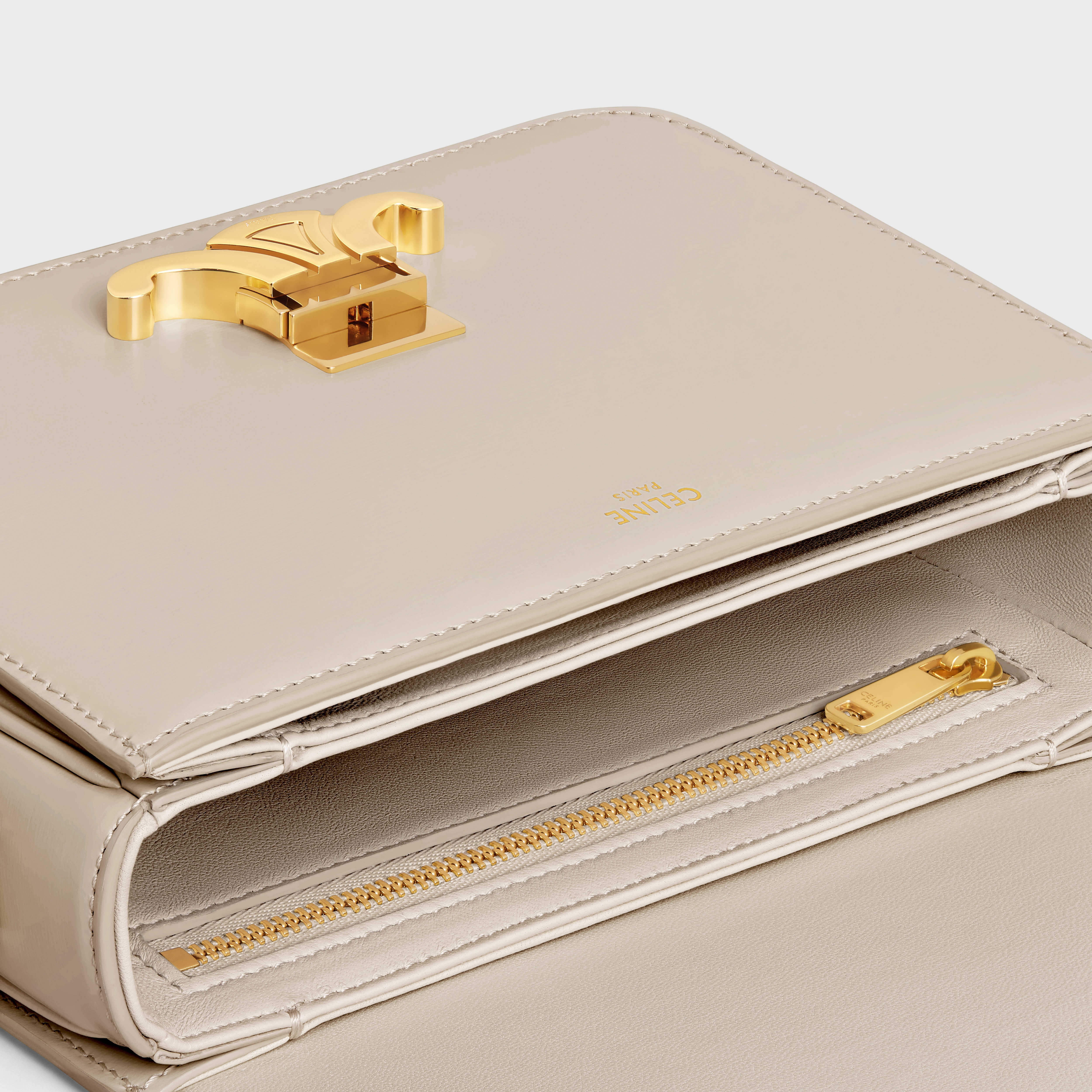 Teen Triomphe Bag in shiny calfskin - 4