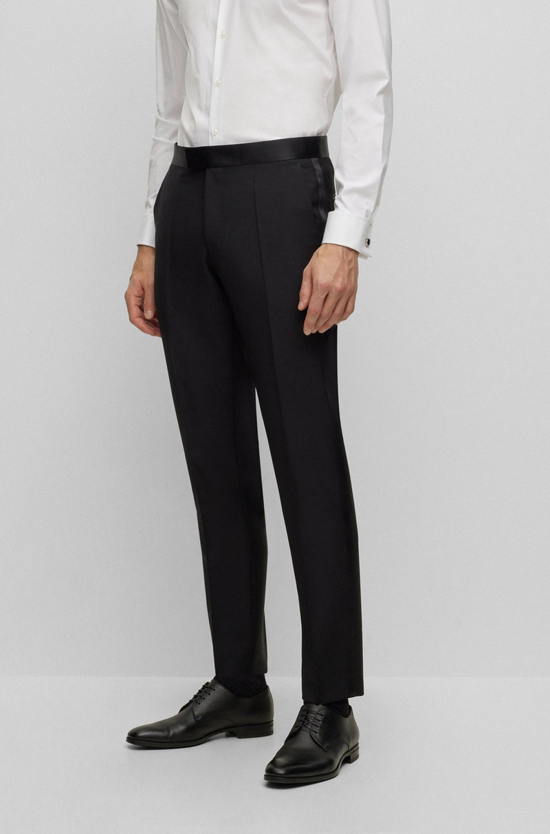 SLIM-FIT TUXEDO IN ITALIAN VIRGIN WOOL AND MOHAIR 7