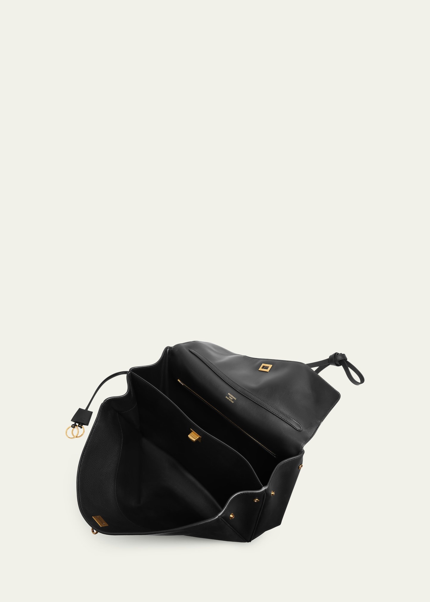 Rodeo Medium Grained Leather Top-Handle Bag - 3