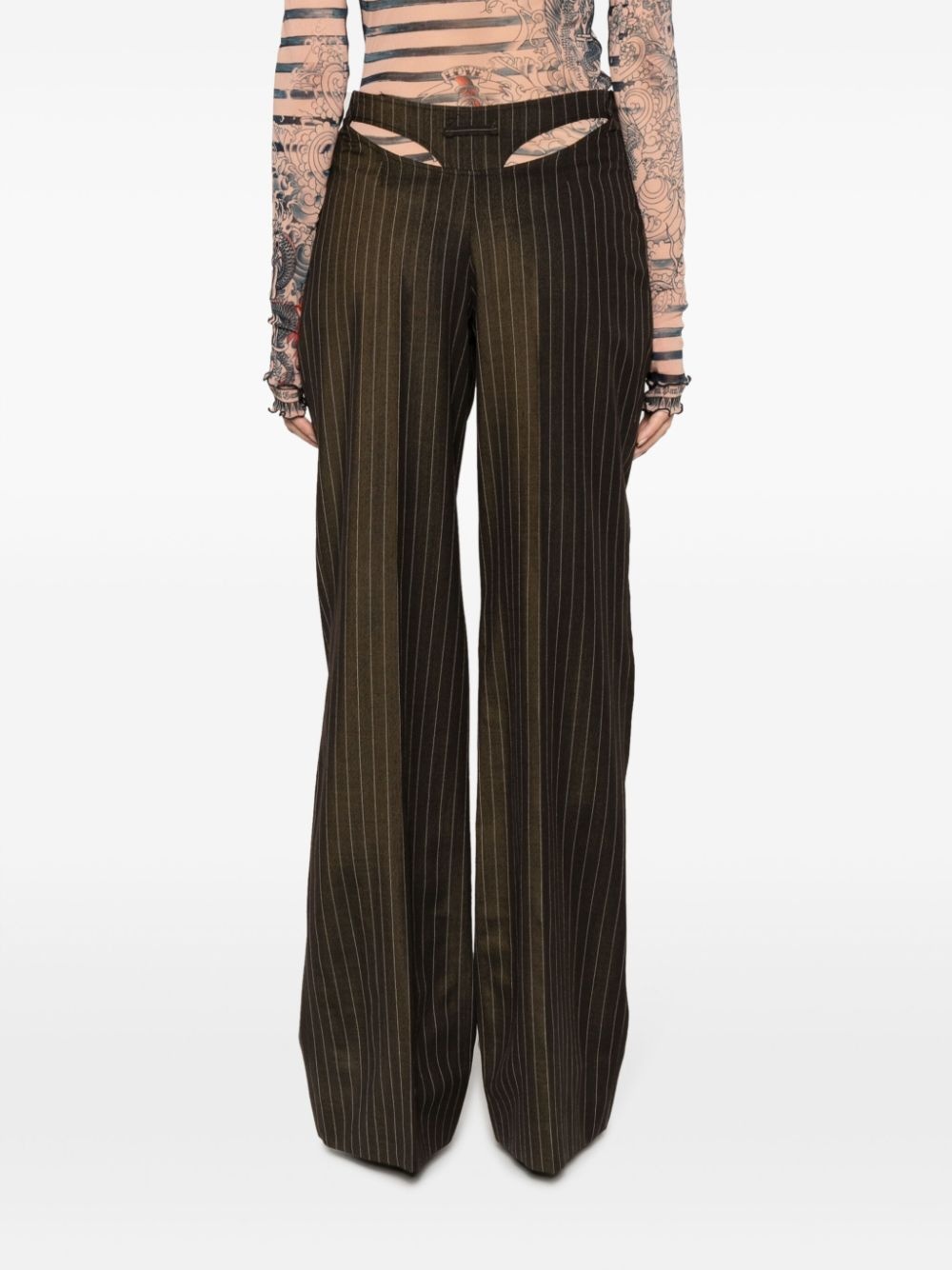 The Thong striped trousers - 4