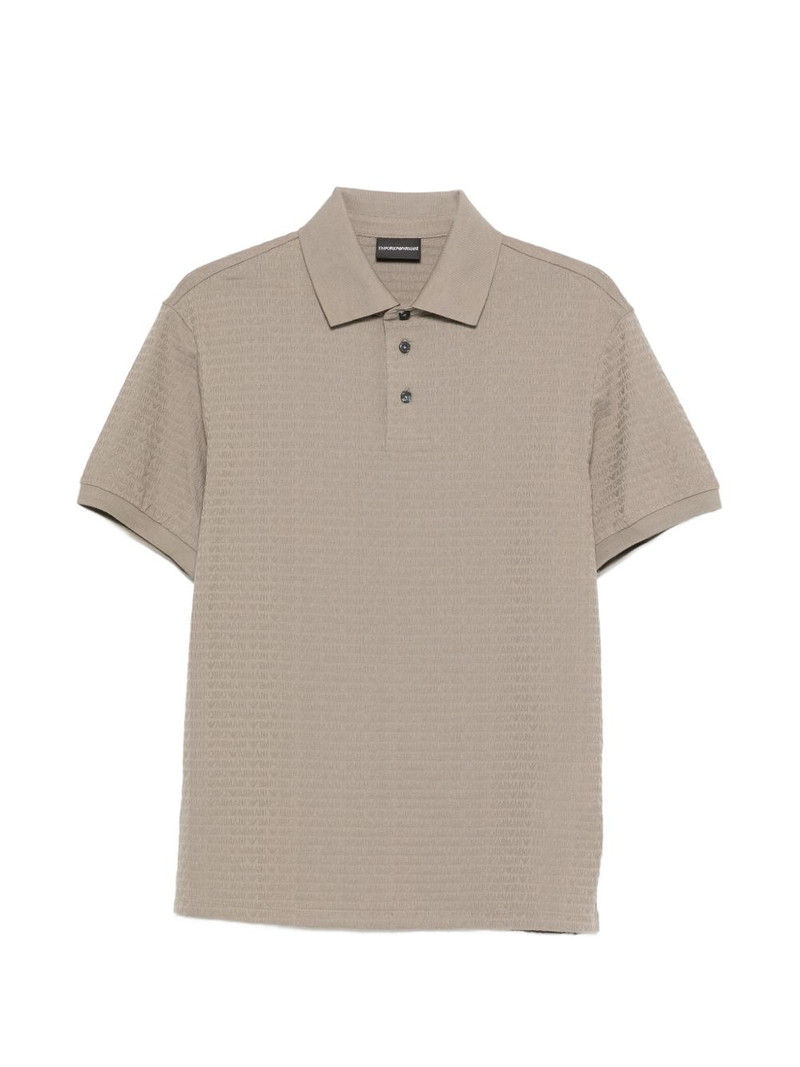 embossed polo shirt 1
