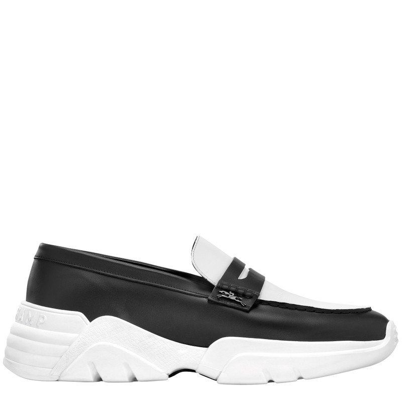 Au Sultan Loafer Black/White - Leather 1