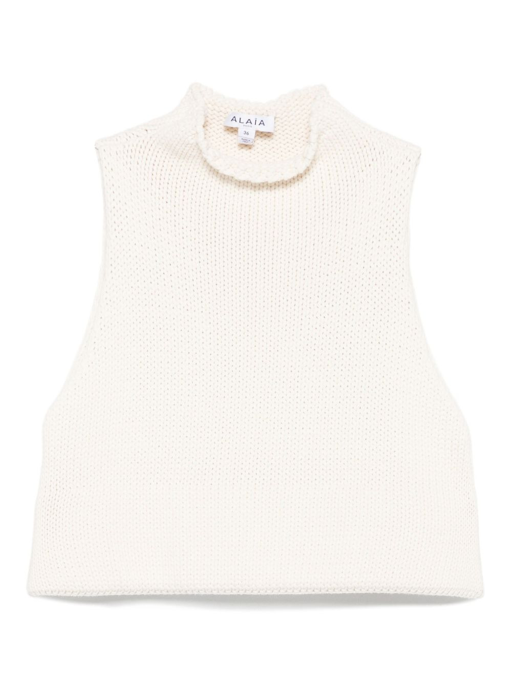 ribbed-knit tank top - 1
