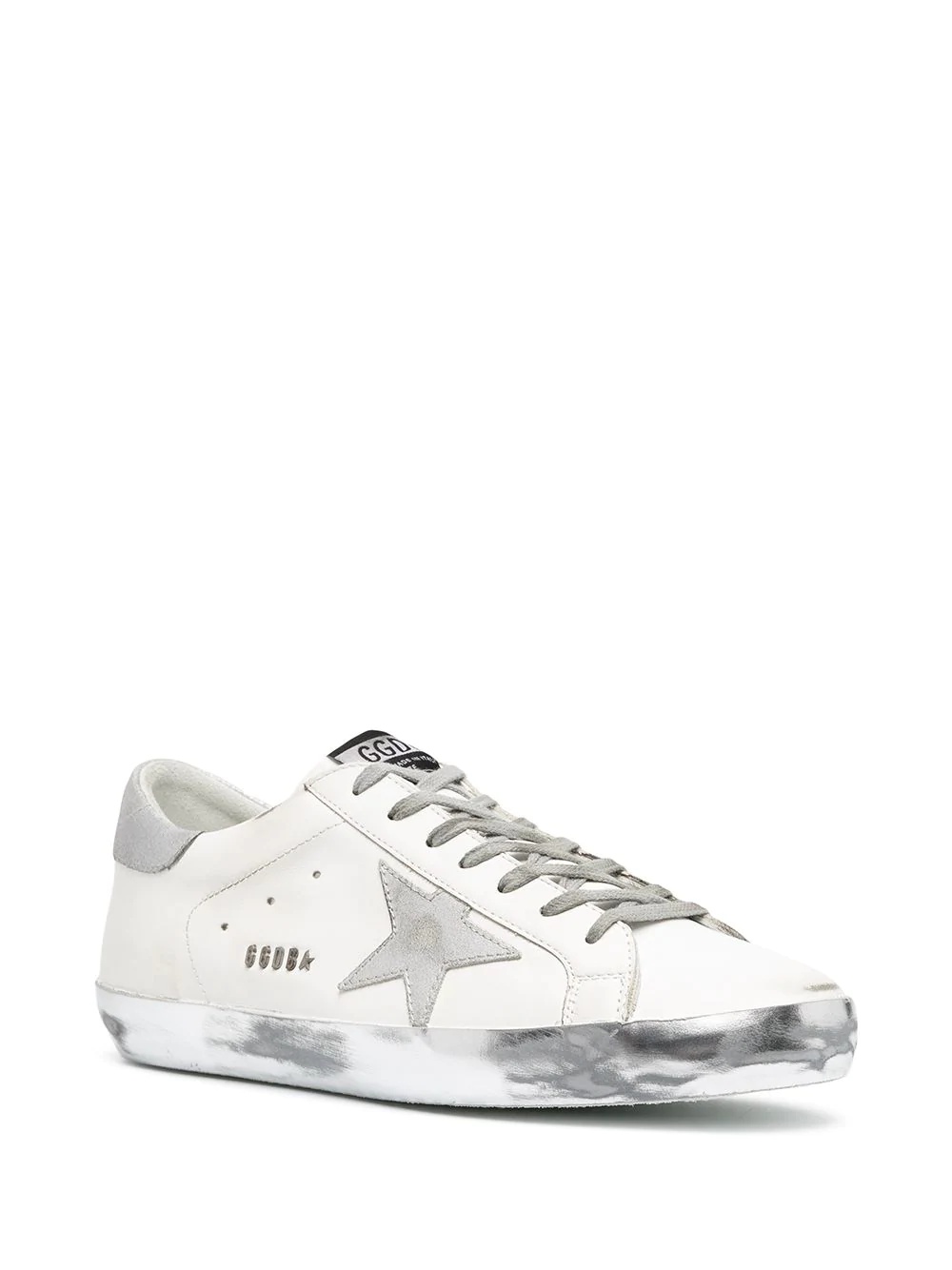 metallic Superstar low-top sneakers - 2