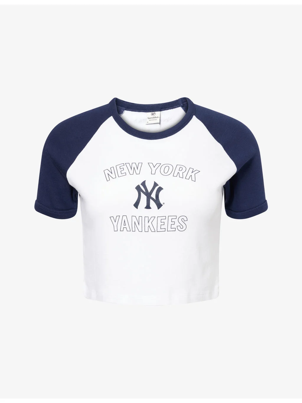 Sporty & Rich for '47 x The New York Yankees Arch Baby Baseball Cotton-Jersey T-Shirt - 1